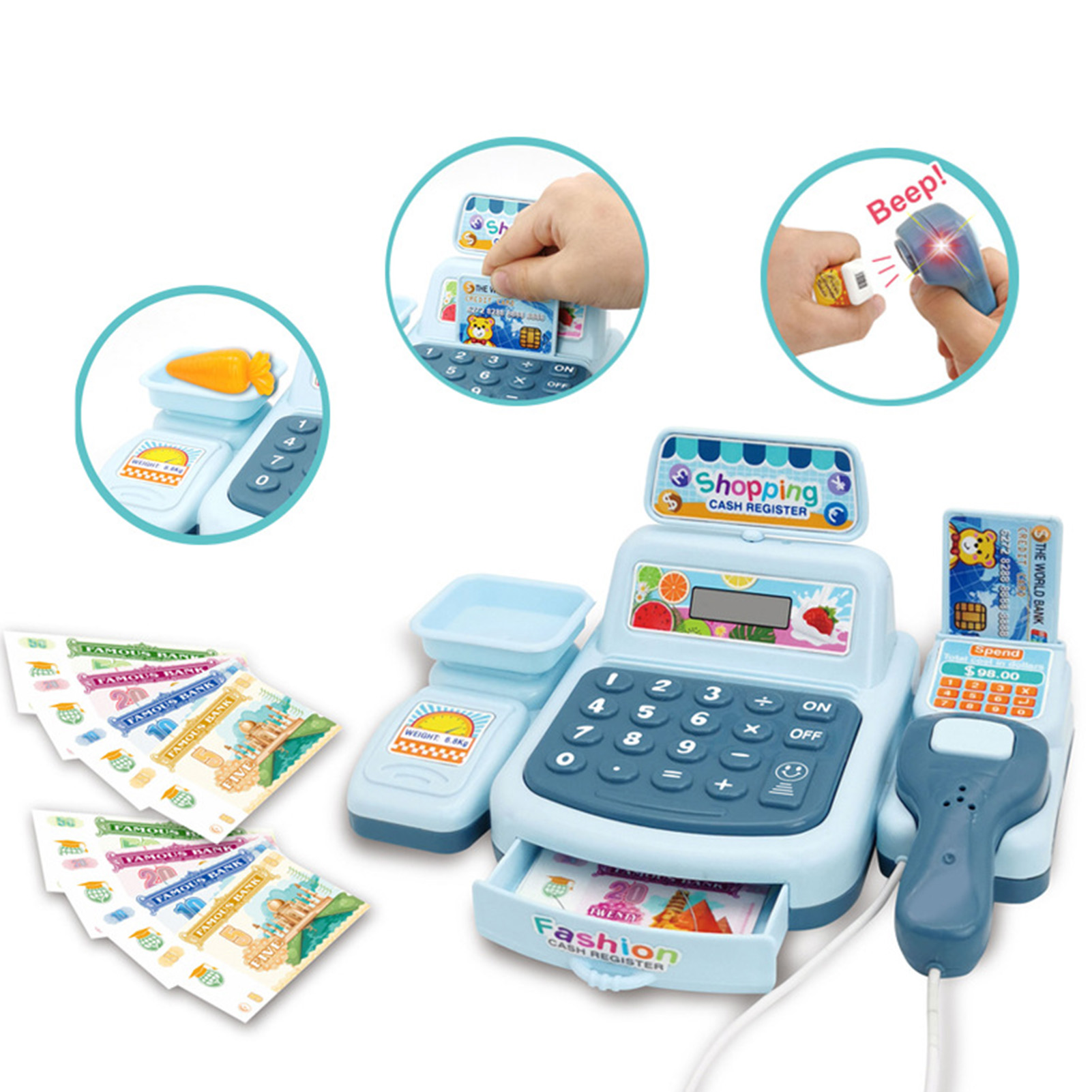 Cash Register Playset Supermar - огляд і ціна Toy Cash Register