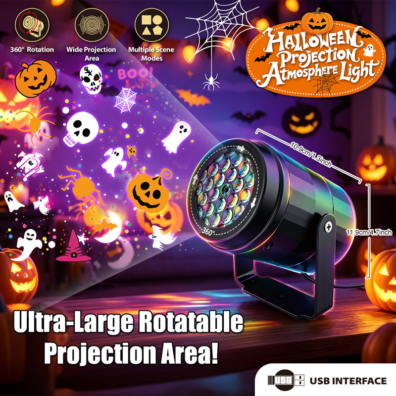 Halloween Christmas LED Projec - огляд і ціна Kids Yard Toys