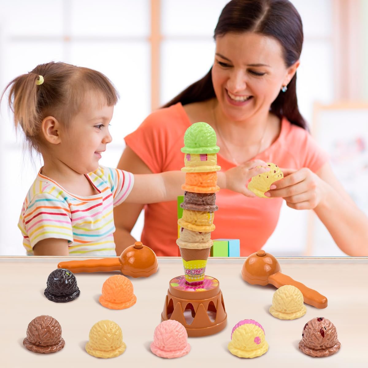 Children's Ice Cream Stacking  - огляд і ціна Kids Toys Kitchen Set